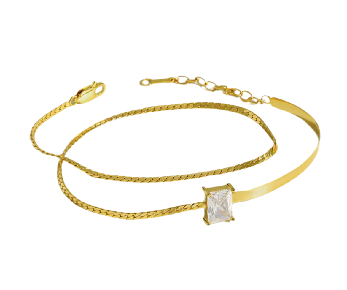 Baguette-Link Bracelet