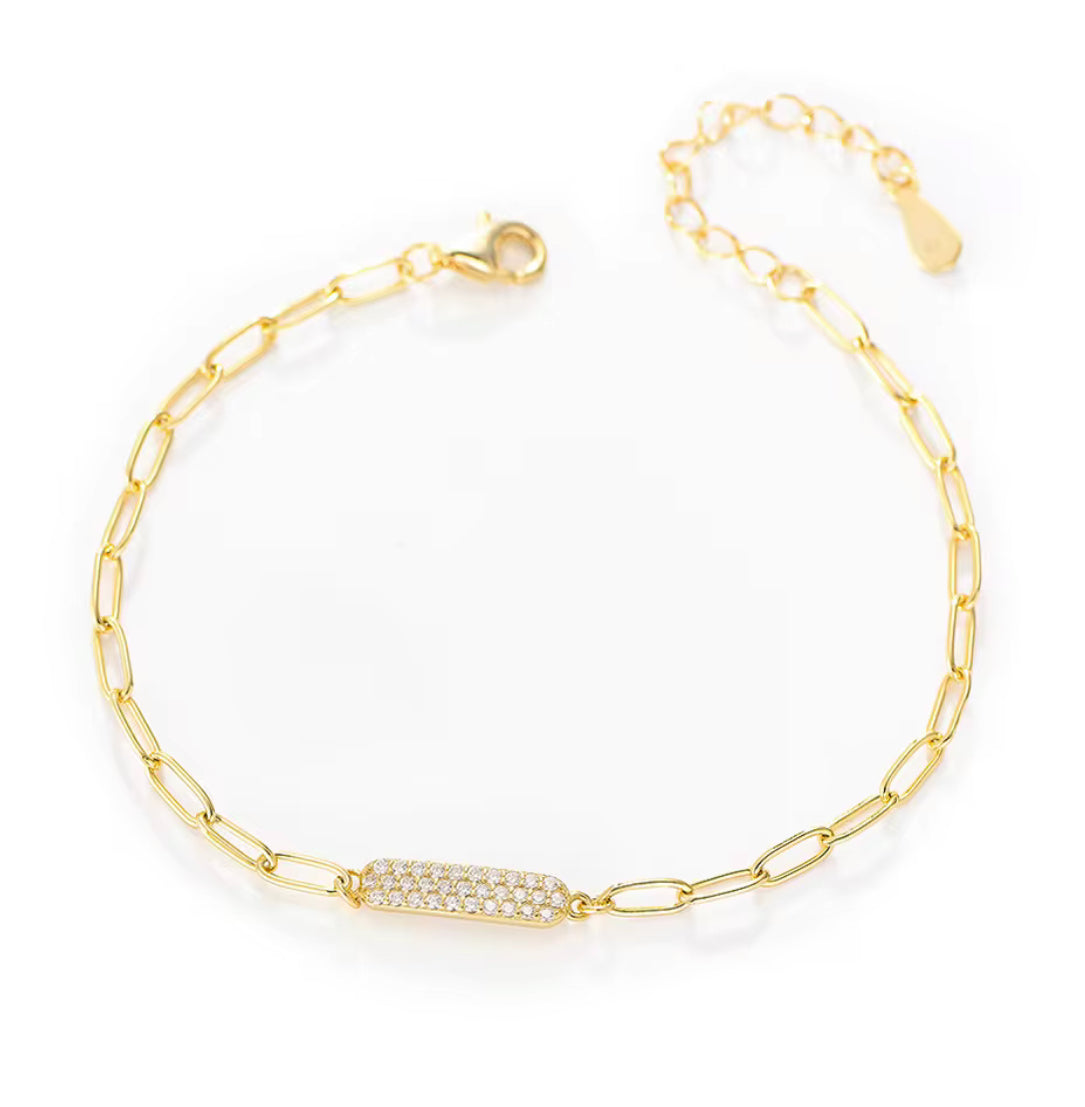 Pave bar Bracelet