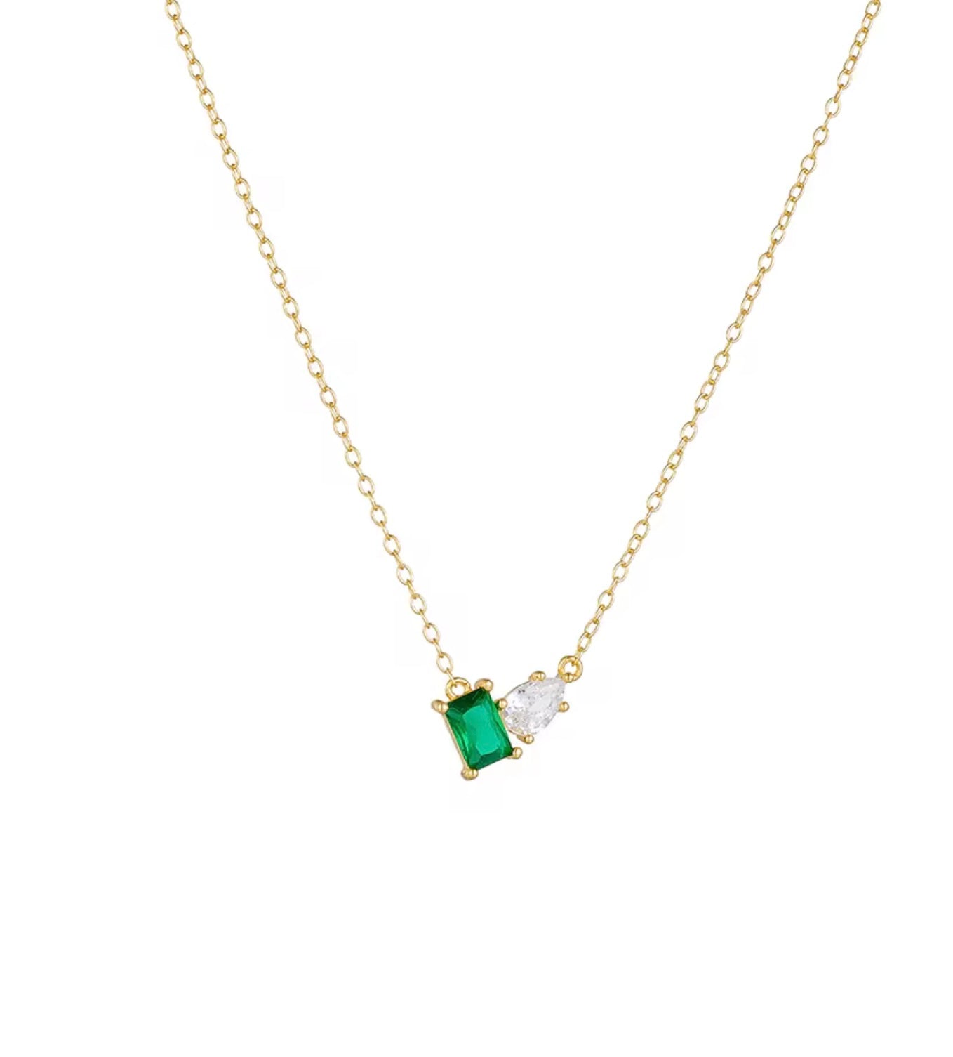 Emerald&Ice Necklace