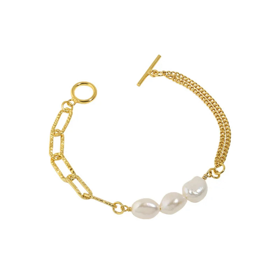 Pearl Cascade Bracelet