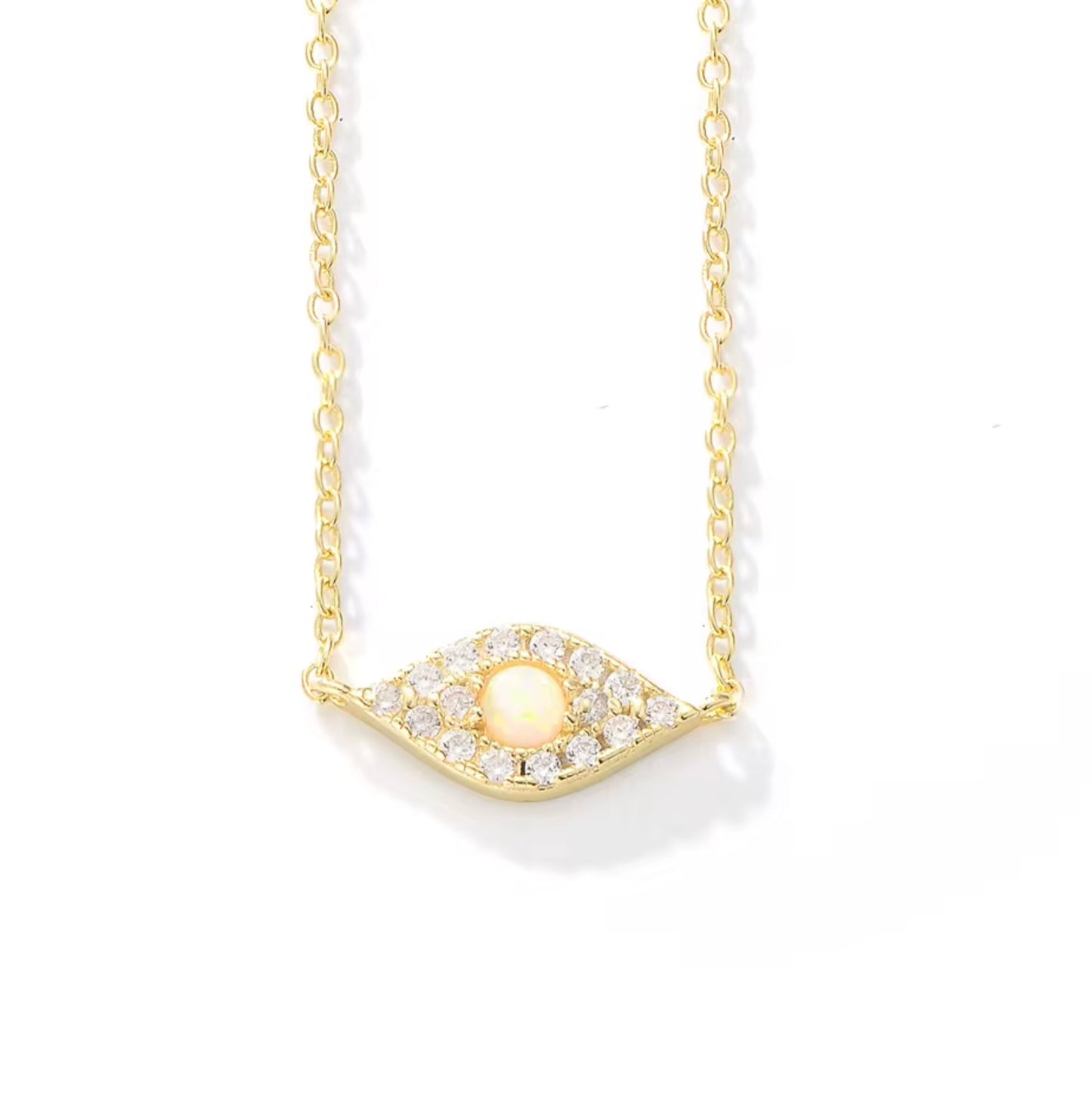 Opal Eye Necklace