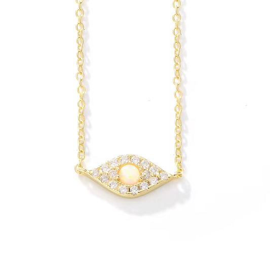 Opal Eye Necklace