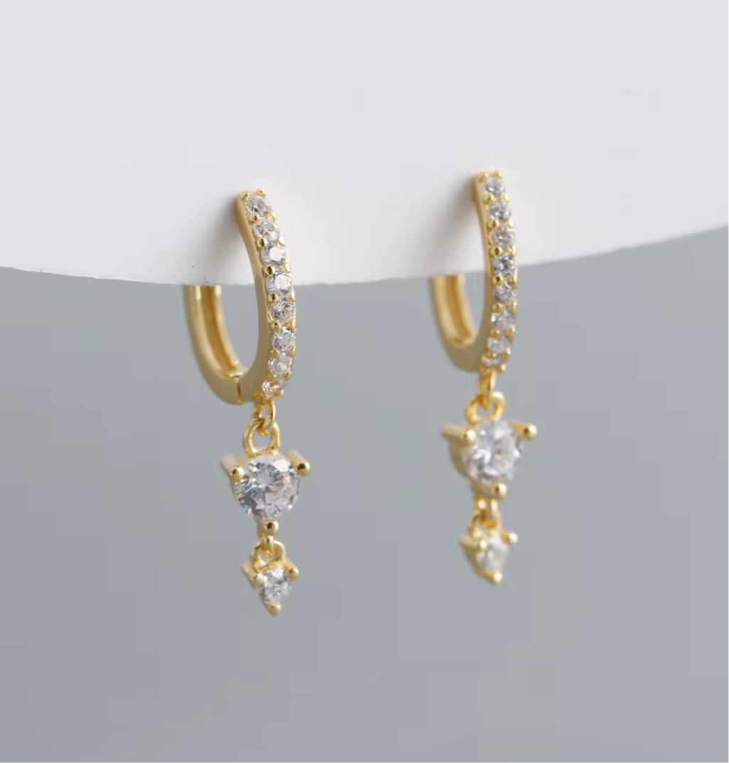 Gemdrop Hoops
