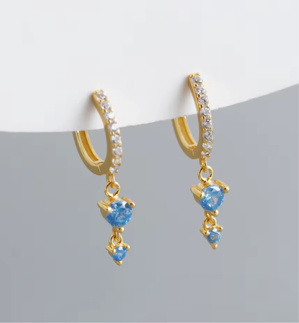 Gemdrop Hoops