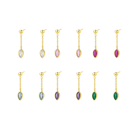 Glimmering Drop studs