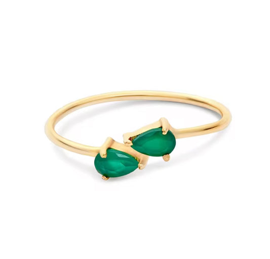 Jade Duo Ring