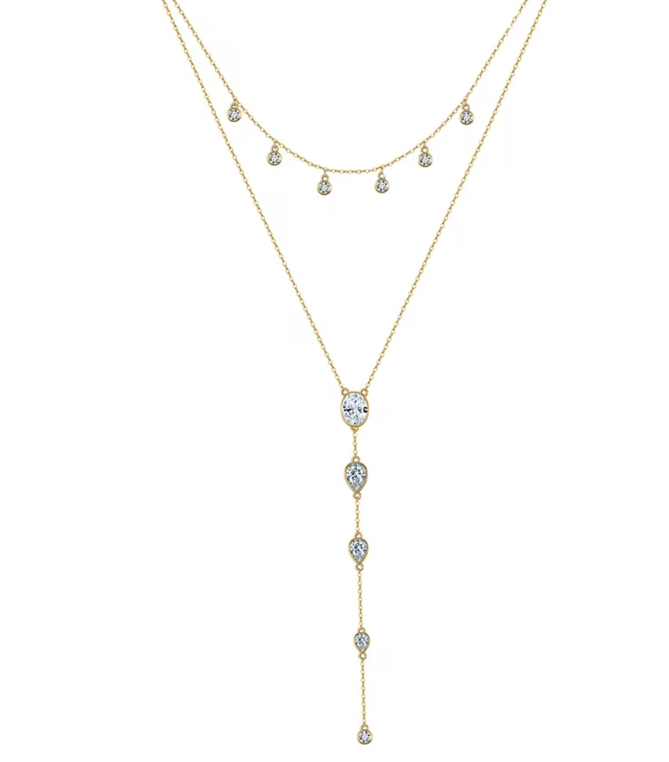 Crystal Drop Necklace