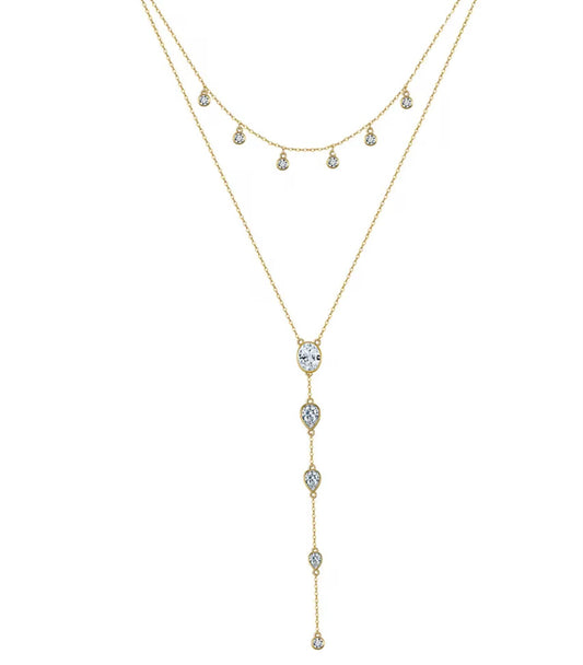 Crystal Drop Necklace