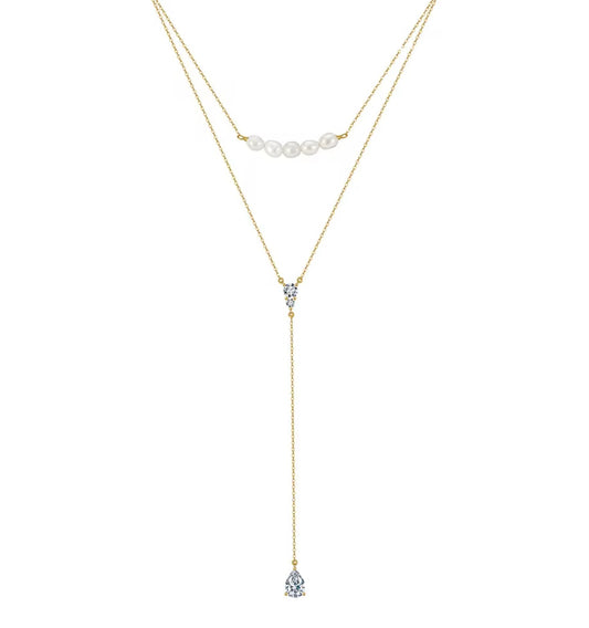 Golden Grace Dual Layer Necklace