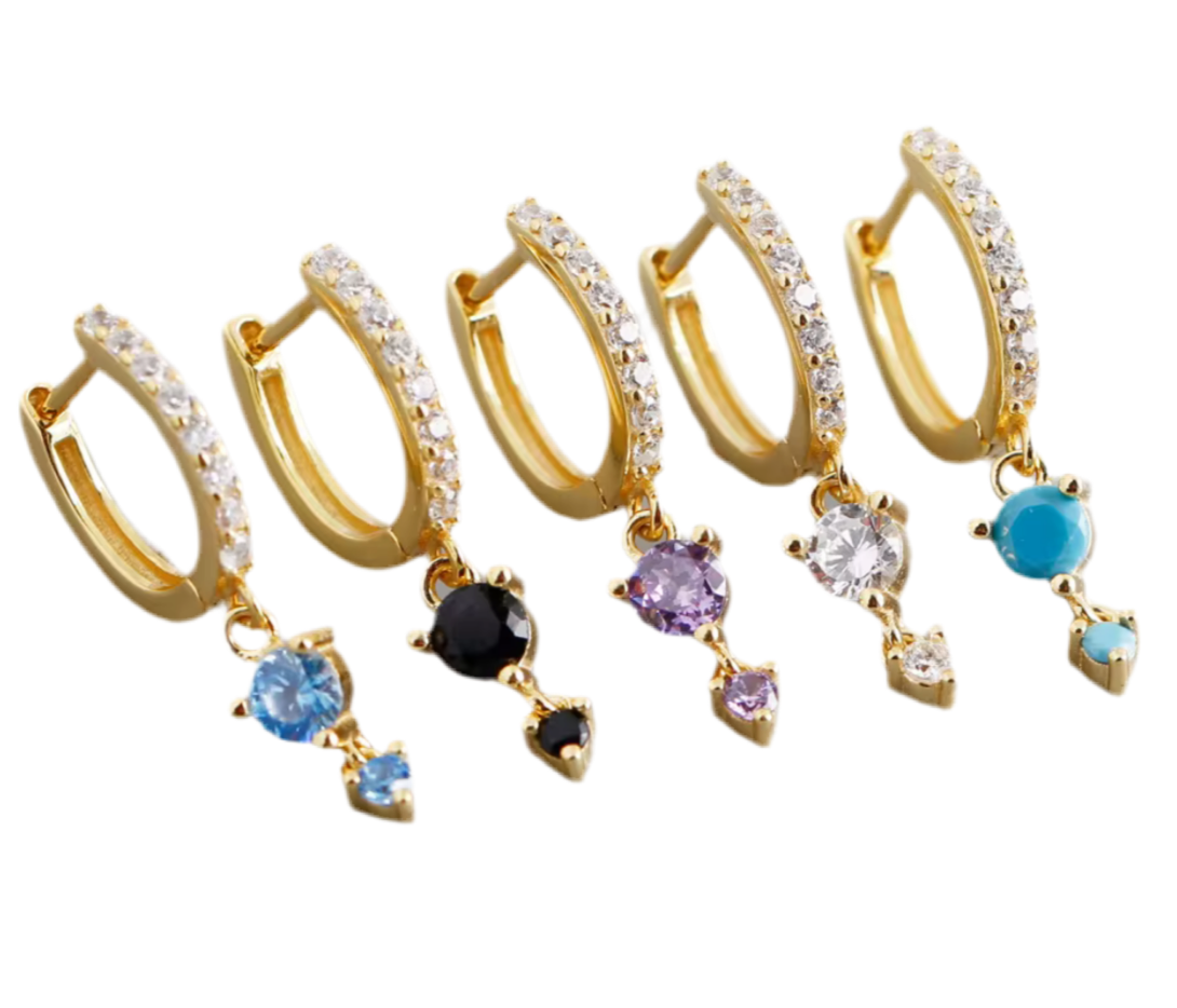 Gemdrop Hoops