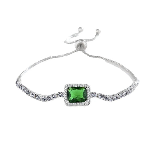 Emerald Baguette Bracelet