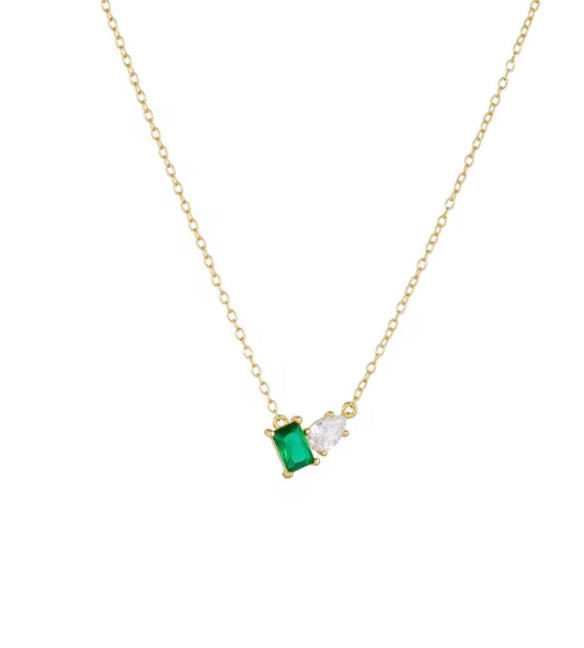 Emerald&Ice Necklace