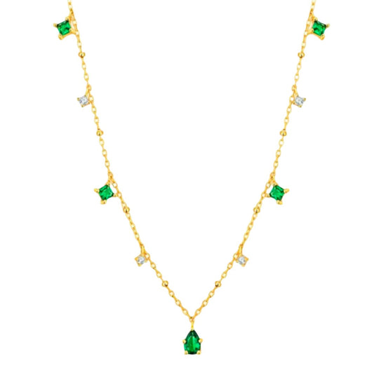 Aurora Emerald Necklace