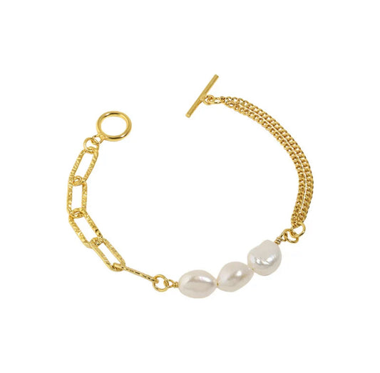 Pearl Cascade Bracelet