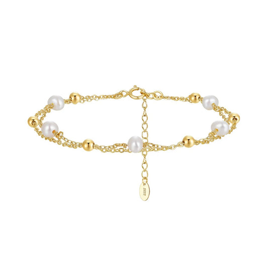 Double layered pearl Bracelet